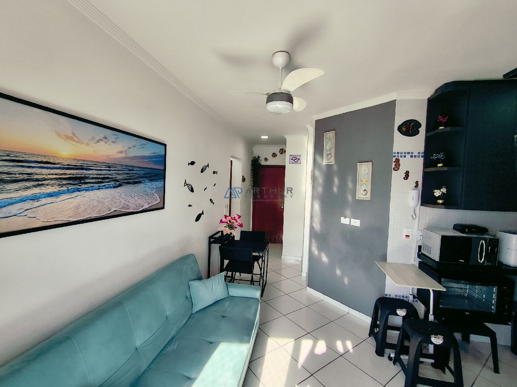 Apartamento 1 dormitório frente mar à venda no Caiçara, Praia Grande – 40 m² - foto 4