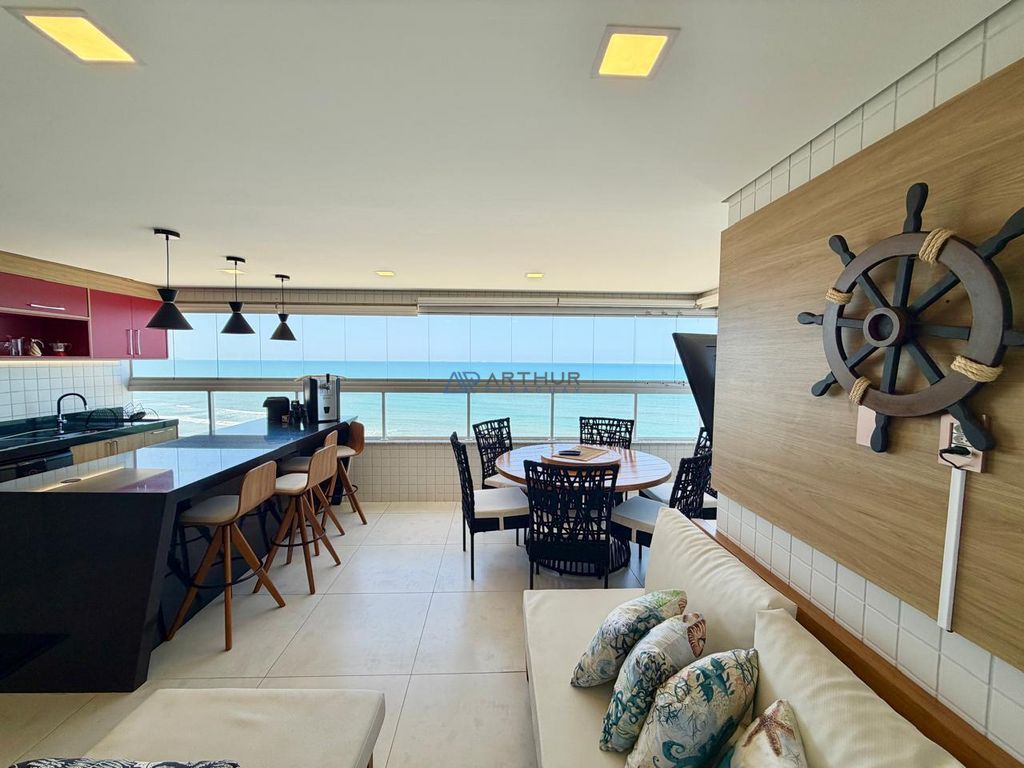 Apartamento 3 dormitórios frente mar à venda no Caiçara, Praia Grande – 140 m² - foto 1