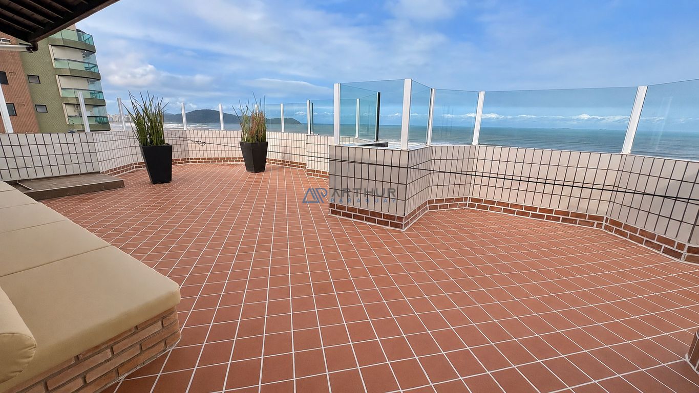 Cobertura 5 dormitórios frente mar à venda no Aviação, Praia Grande – 213 m² - foto 1