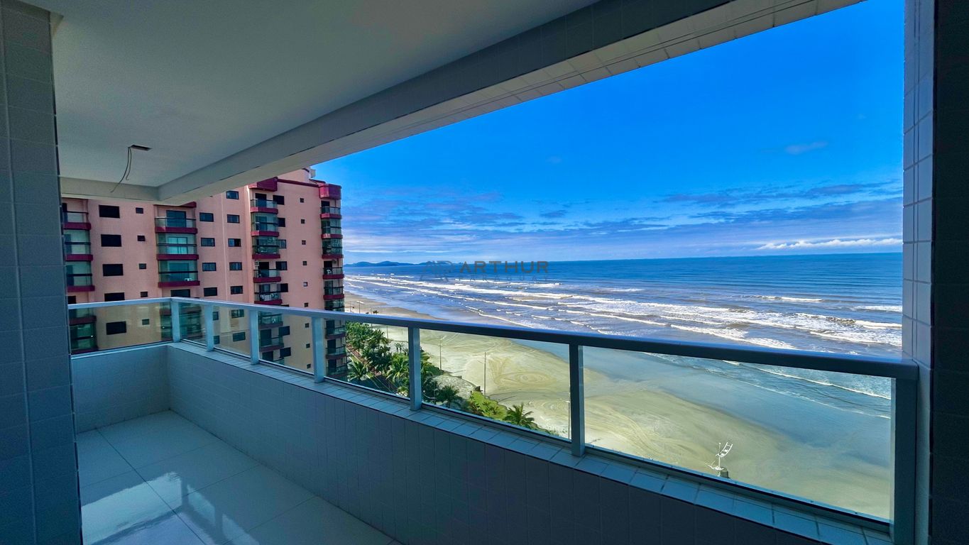 Apartamento 3 dormitórios frente mar à venda no Caiçara, Praia Grande – 111 m² - foto 3
