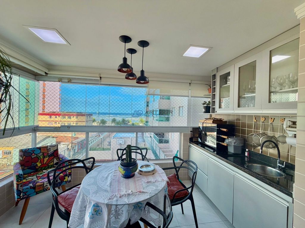 Apartamento 2 dormitórios frente mar à venda no Mirim, Praia Grande – 76 m² - foto 1