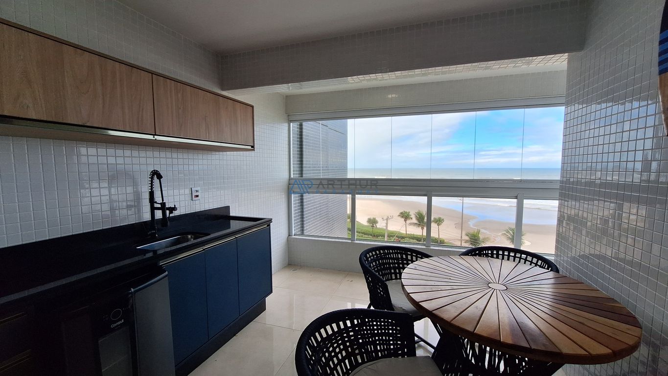 Apartamento 3 dormitórios frente mar à venda no Maracanã, Praia Grande – 114 m² - foto 1
