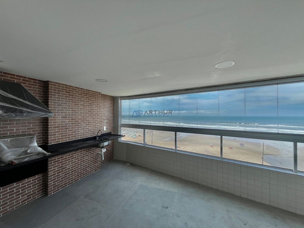 Apartamento 3 dormitórios frente mar à venda no Imperador, Praia Grande – 107 m² - foto 2