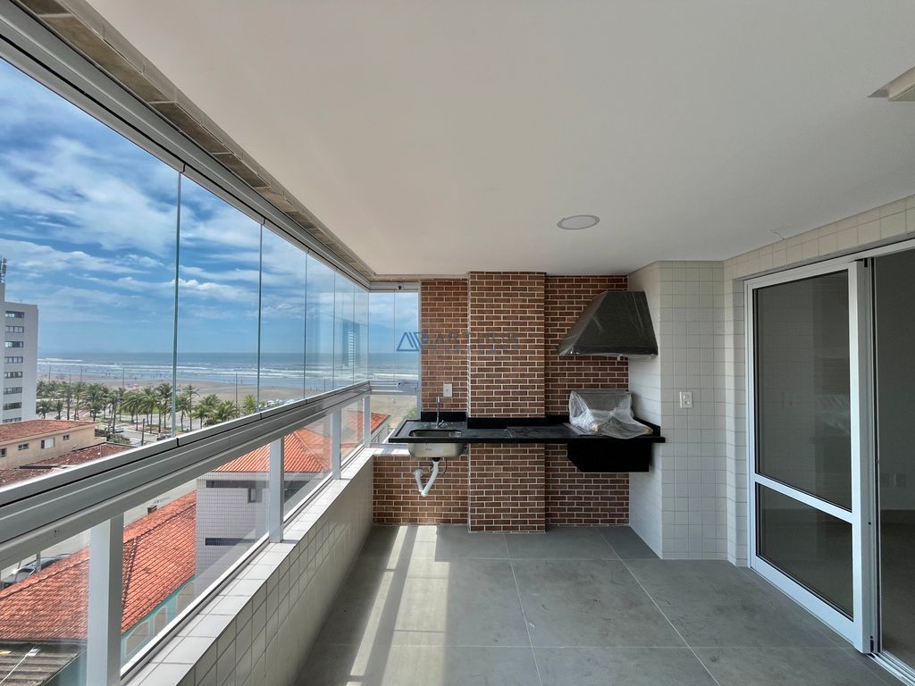 Apartamento 2 dormitórios frente mar à venda no Imperador, Praia Grande – 74 m² - foto 1