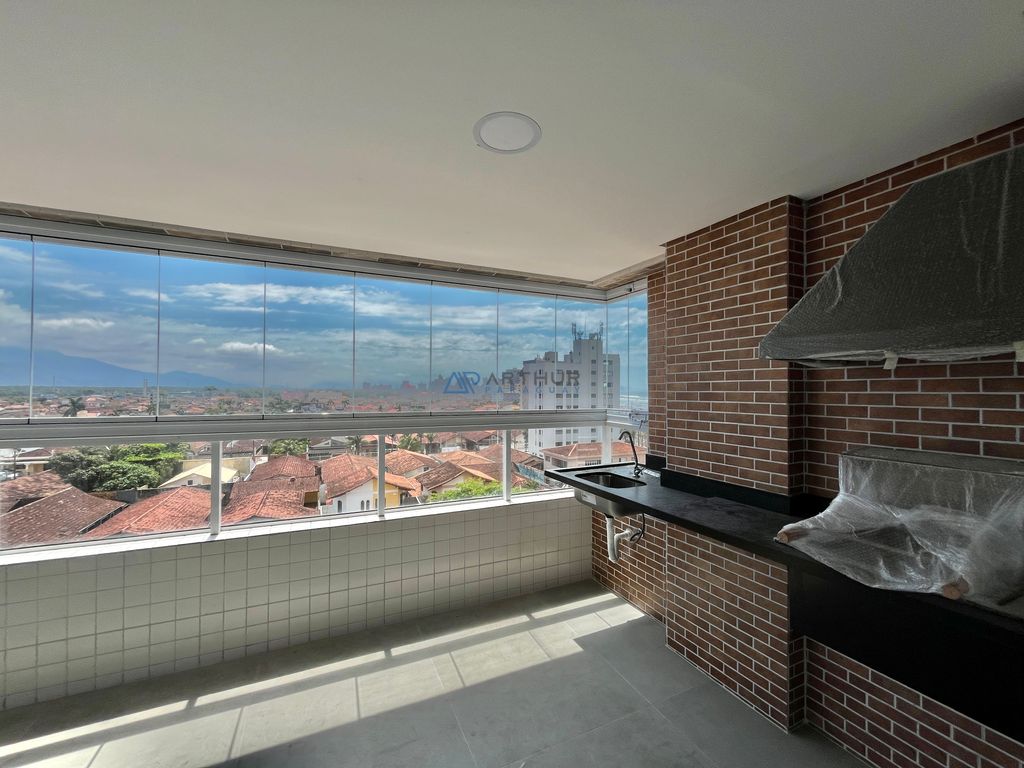 Apartamento 2 dormitórios frente mar à venda no Imperador, Praia Grande – 74 m² - foto 2