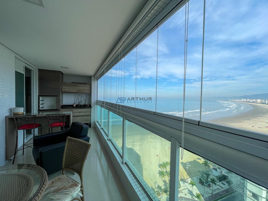 Apartamento 3 dormitórios frente mar à venda no Canto do Forte, Praia Grande – 142 m² - foto 1