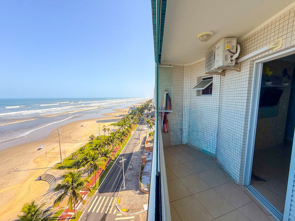 Apartamento 3 dormitórios frente mar à venda no Caiçara, Praia Grande – 126 m² - foto 1