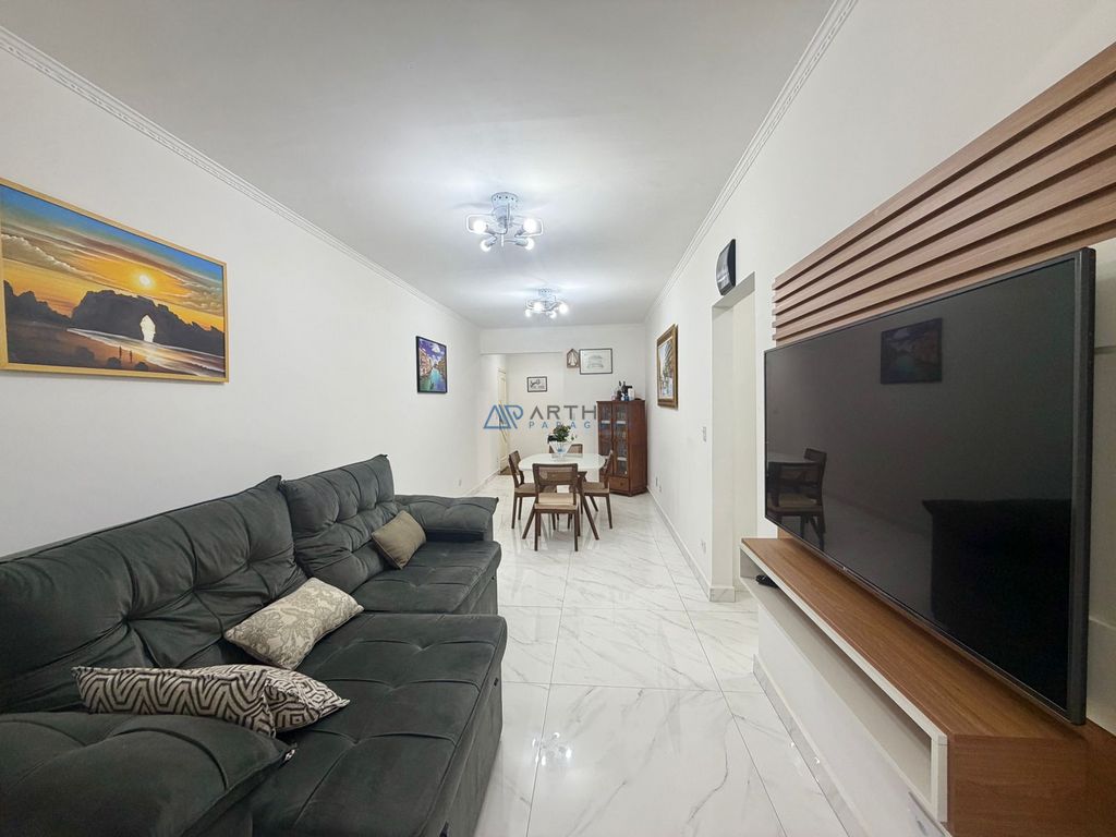 Apartamento 2 dormitórios frente mar à venda na Guilhermina, Praia Grande – 78 m² - foto 3