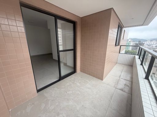 Apartamento 3 dormitórios para alugar na Guilhermina, Praia Grande – 89 m² - foto principal
