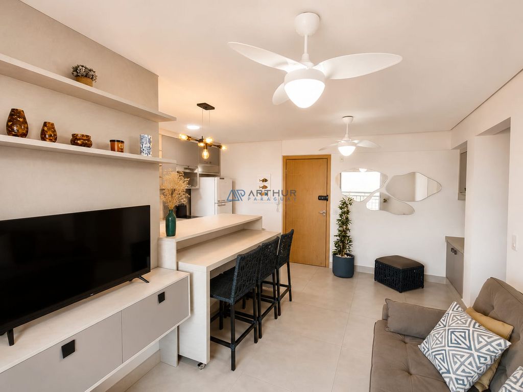 Apartamento 2 dormitórios frente mar à venda no Solemar, Praia Grande – 65 m² - foto 2