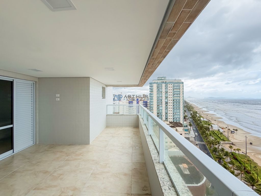Apartamento 3 dormitórios frente mar para alugar no Caiçara, Praia Grande – 117 m² - foto 4