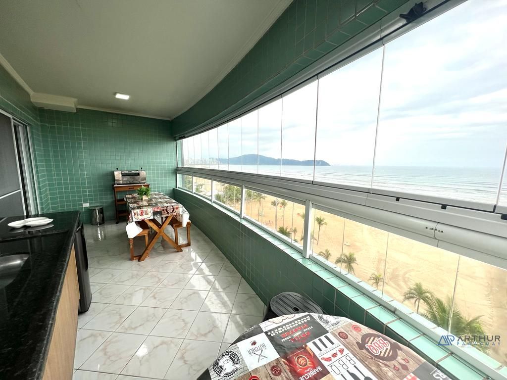 Apartamento 3 dormitórios frente mar à venda na Guilhermina, Praia Grande – 148 m² - foto 1