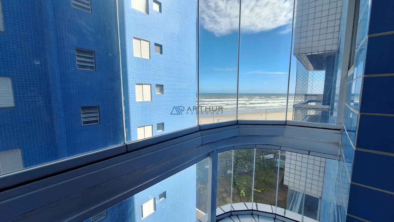 Apartamento 1 dormitório frente mar à venda no Maracanã, Praia Grande – 46 m² - foto 1