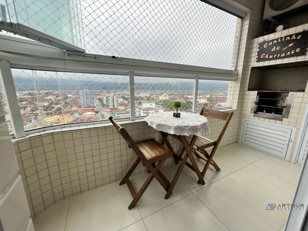 Apartamento 1 dormitório frente mar à venda no Caiçara, Praia Grande – 46 m² - foto 1