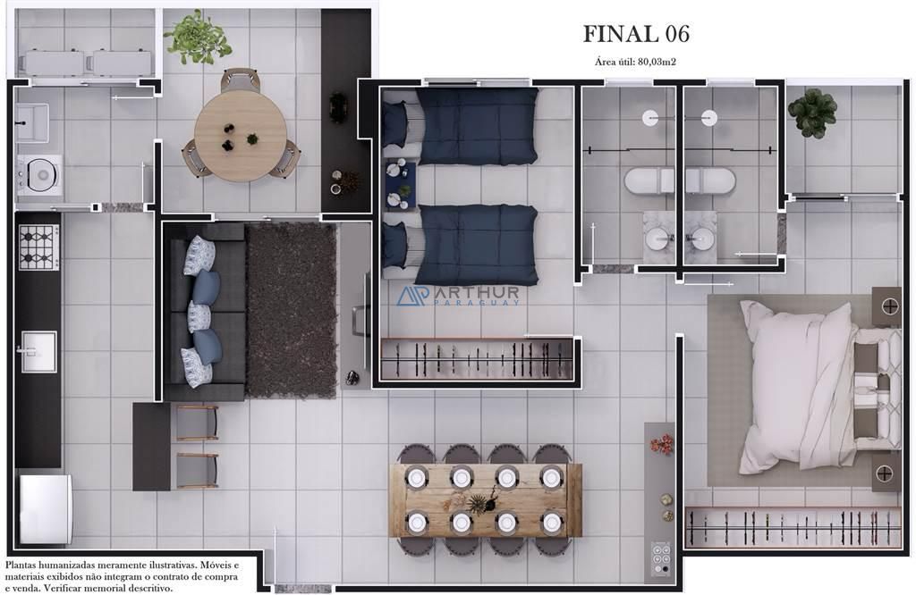 Apartamento 2 dormitórios à venda no Ocian, Praia Grande – 82 m² - foto 14