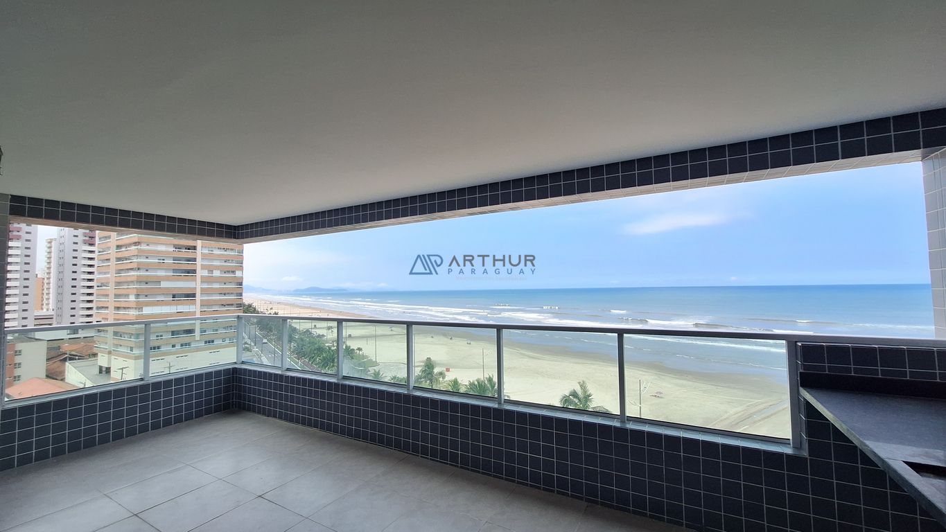 Apartamento 3 dormitórios frente mar à venda no Caiçara, Praia Grande – 140 m² - foto 1