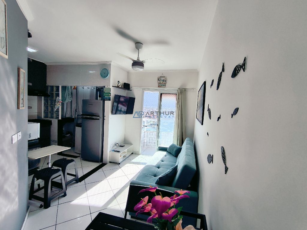 Apartamento 1 dormitório frente mar à venda no Caiçara, Praia Grande – 40 m² - foto 2