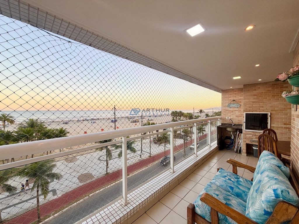 Apartamento 2 dormitórios frente mar à venda na Guilhermina, Praia Grande – 72 m² - foto 1