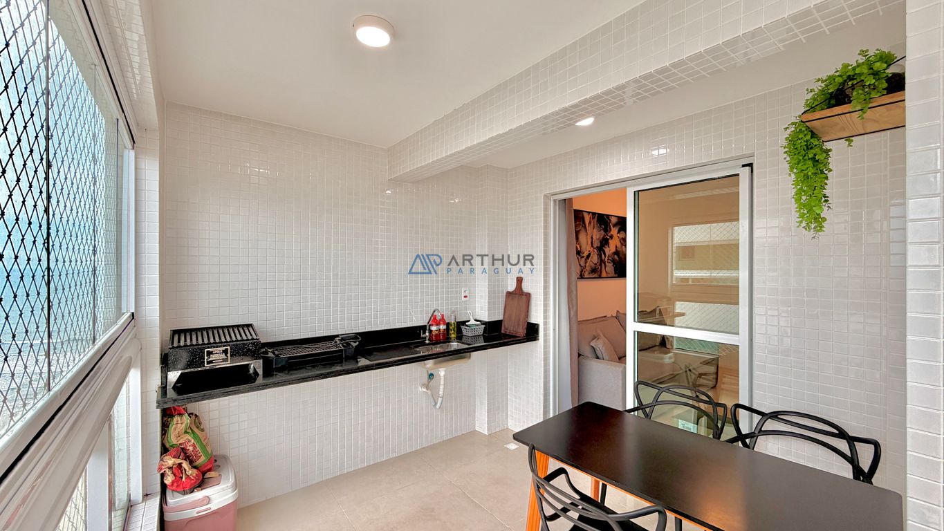 Apartamento 2 dormitórios frente mar à venda no Maracanã, Praia Grande – 76 m² - foto 3