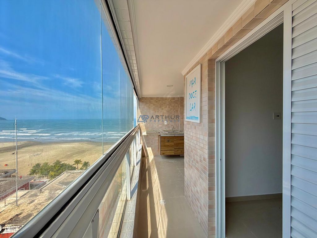 Apartamento 1 dormitório frente mar para alugar no Aviação, Praia Grande – 54 m² - foto 4