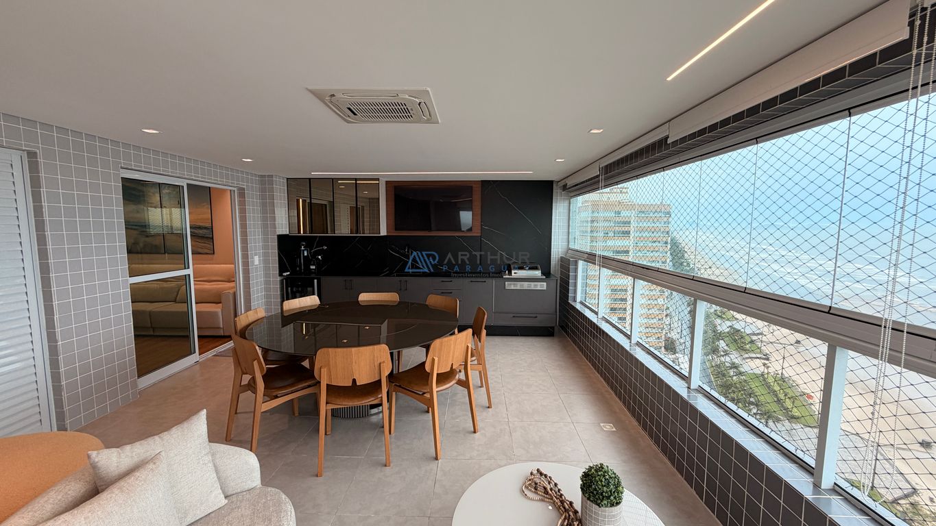 Apartamento 3 dormitórios frente mar à venda no Caiçara, Praia Grande – 142 m² - foto 2