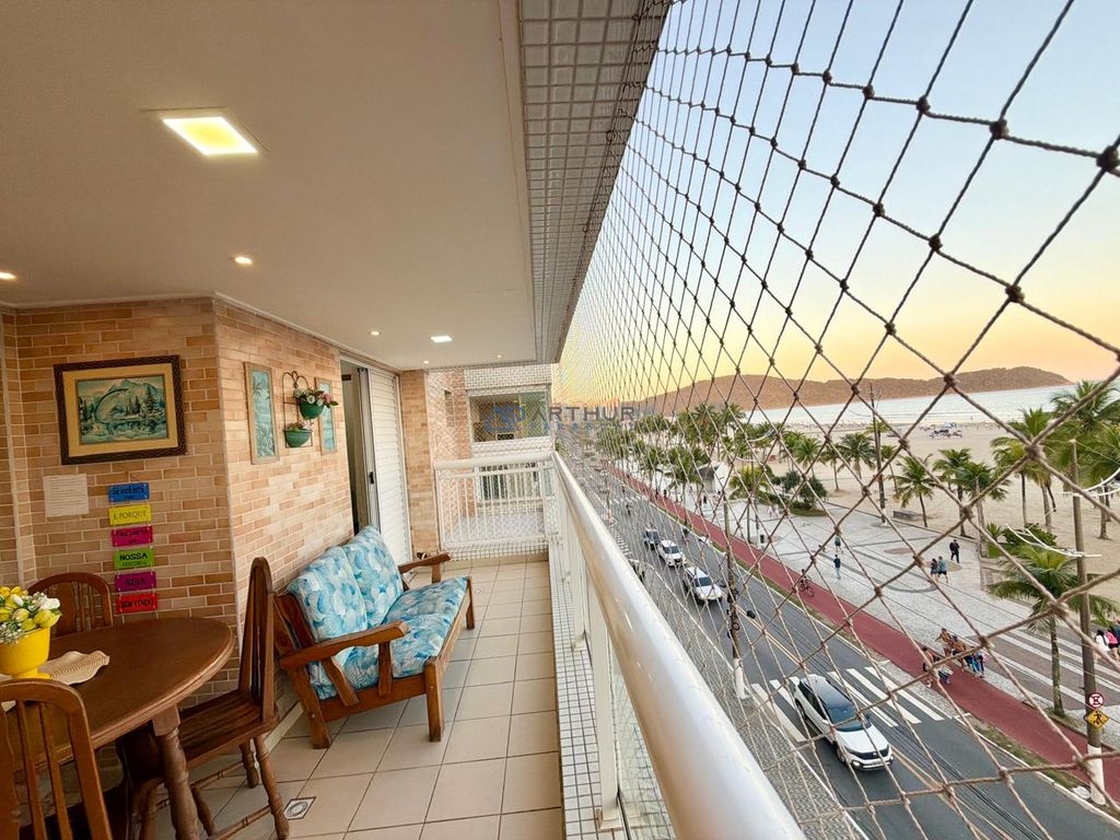 Apartamento 2 dormitórios frente mar à venda na Guilhermina, Praia Grande – 72 m² - foto 3