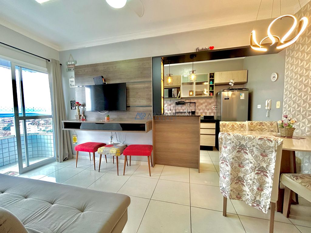 Apartamento 1 dormitório frente mar à venda no Maracanã, Praia Grande – 46 m² - foto 9