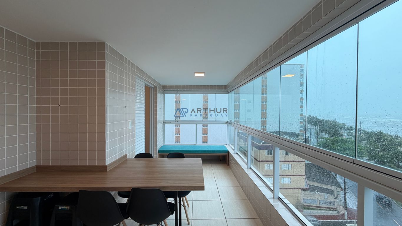 Apartamento 3 dormitórios frente mar à venda no Mirim, Praia Grande – 111 m² - foto 3