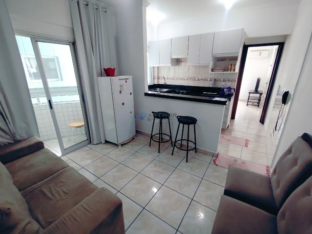Apartamento 1 dormitório à venda no Boqueirão, Praia Grande – 40 m² - foto 1