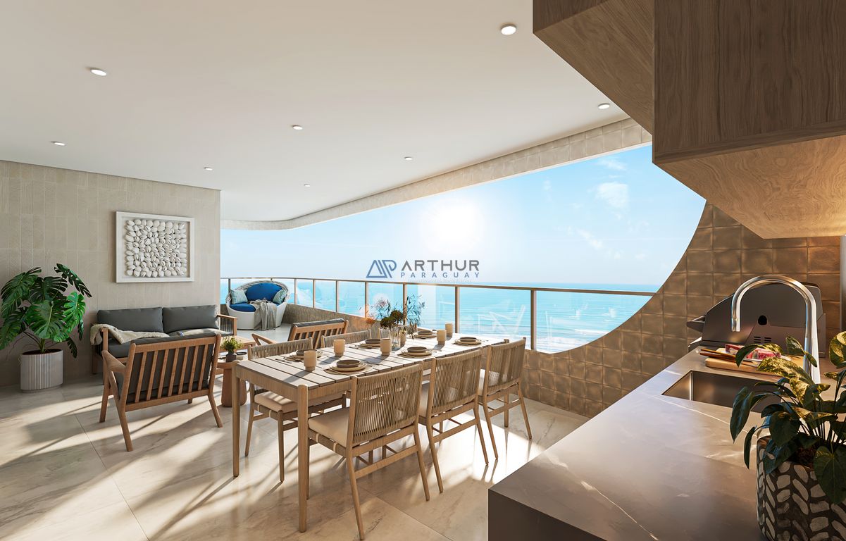 Apartamento 3 dormitórios frente mar à venda no Aviação, Praia Grande – 171 m² - foto 3