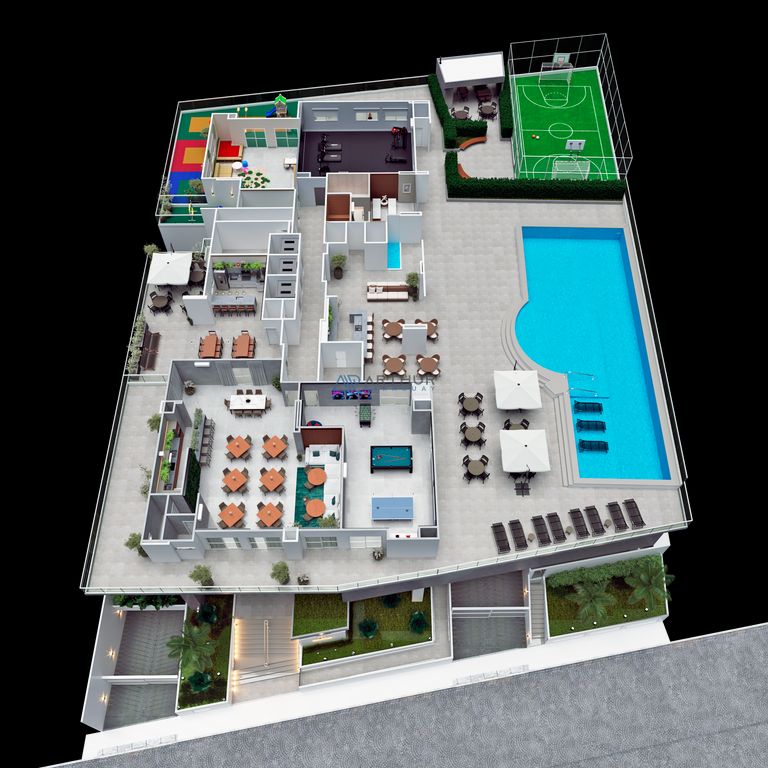 Apartamento 2 dormitórios à venda no Aviação, Praia Grande – 78 m² - foto 49