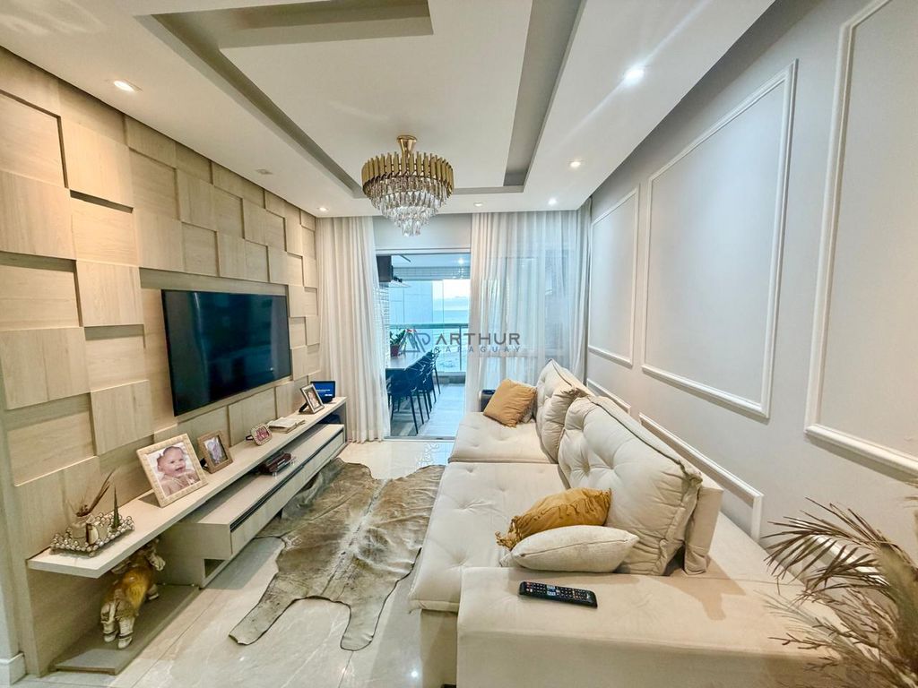 Apartamento 3 dormitórios frente mar à venda no Boqueirão, Praia Grande – 101 m² - foto 1