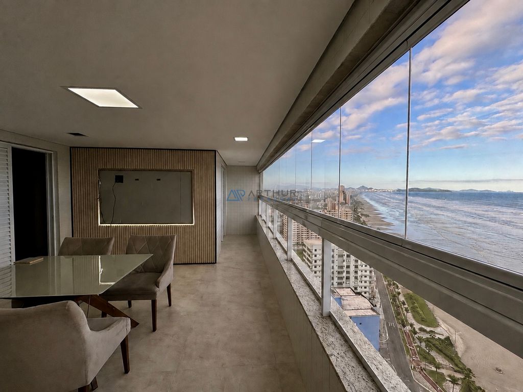 Apartamento 2 dormitórios frente mar à venda no Maracanã, Praia Grande – 107 m² - foto 1
