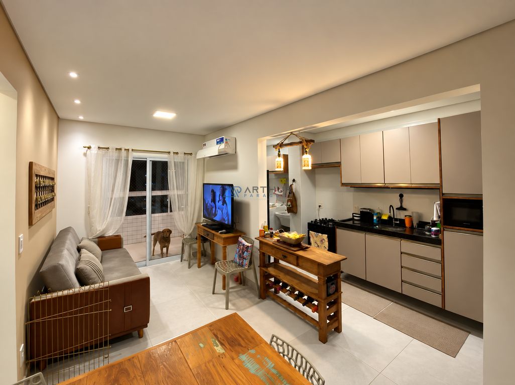 Apartamento 2 dormitórios frente mar à venda no Solemar, Praia Grande – 63 m² - foto 9