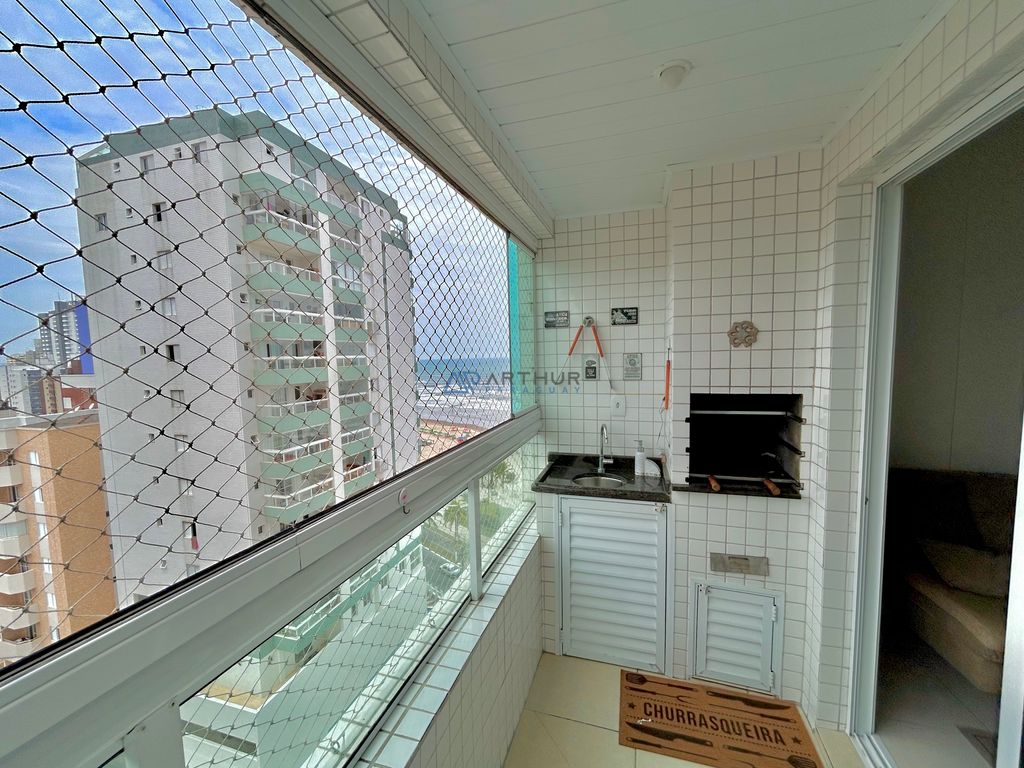 Apartamento 2 dormitórios frente mar à venda no Caiçara, Praia Grande – 79 m² - foto 2