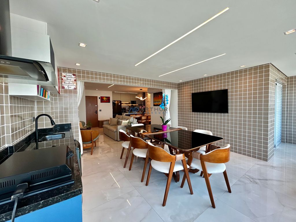 Apartamento 3 dormitórios frente mar para alugar no Real, Praia Grande – 115 m² - foto 4