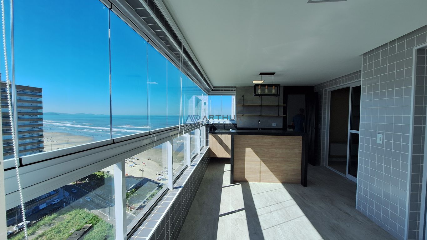 Apartamento 3 dormitórios frente mar à venda no Caiçara, Praia Grande – 112 m² - foto 2