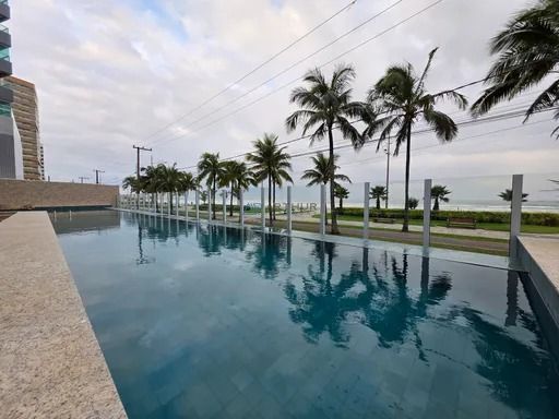 Apartamento 3 dormitórios frente mar à venda no Caiçara, Praia Grande – 117 m² - foto 1