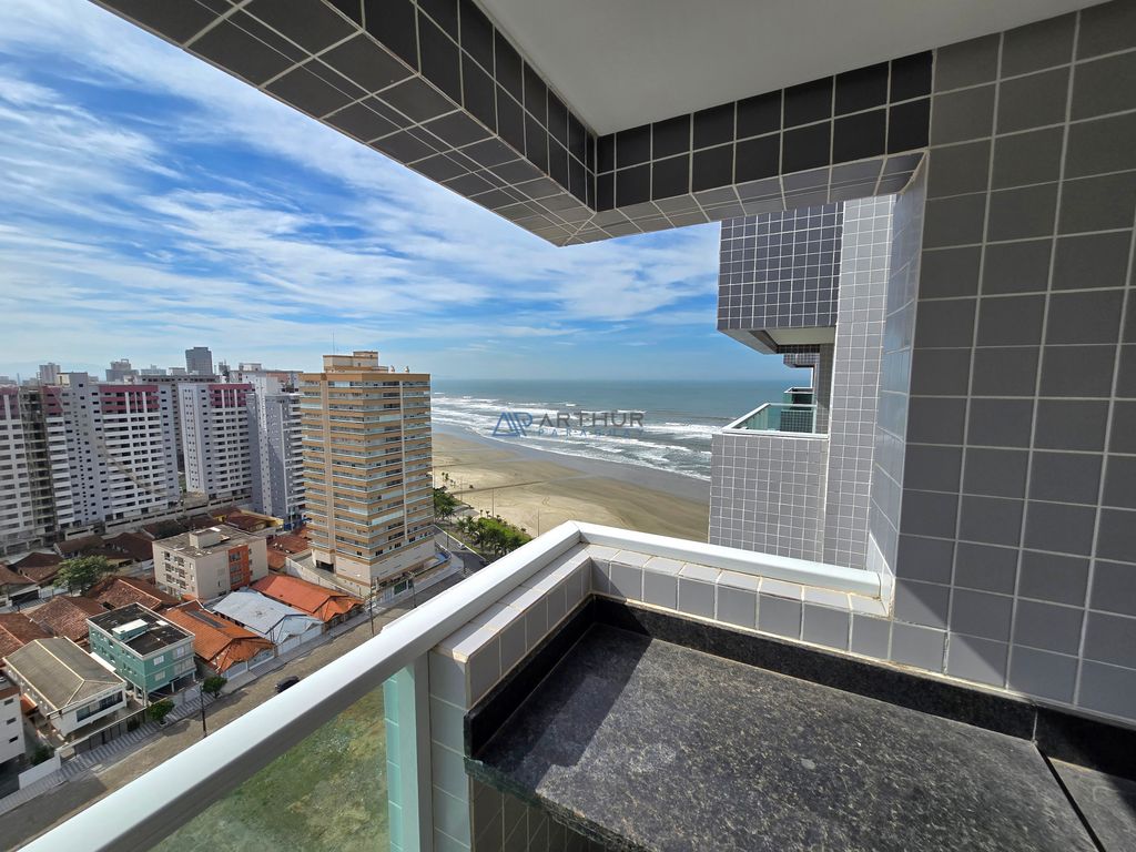 Apartamento 2 dormitórios frente mar à venda no Caiçara, Praia Grande – 82 m² - foto 1