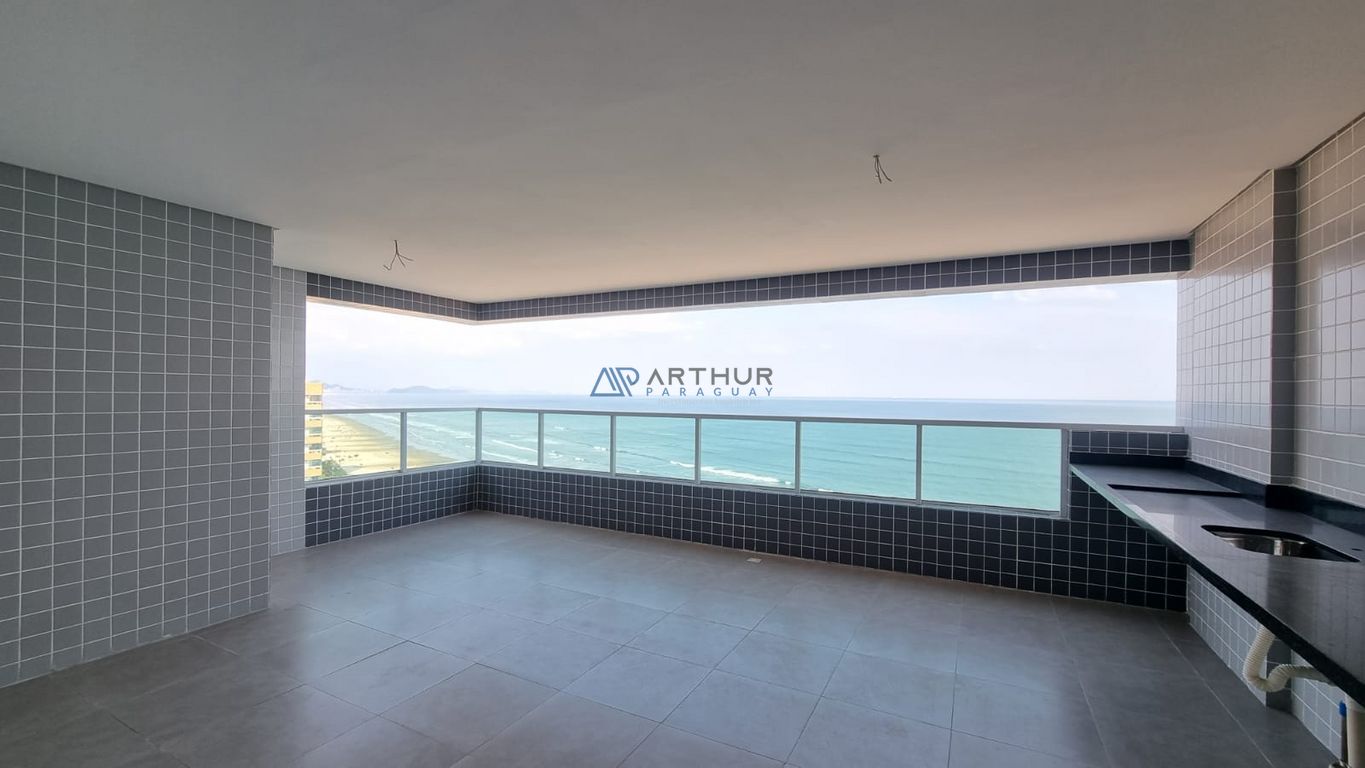 Apartamento 3 dormitórios frente mar à venda no Caiçara, Praia Grande – 140 m² - foto 1