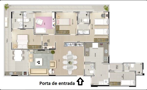 Apartamento 4 dormitórios à venda no Canto do Forte, Praia Grande – 162 m² - foto 30