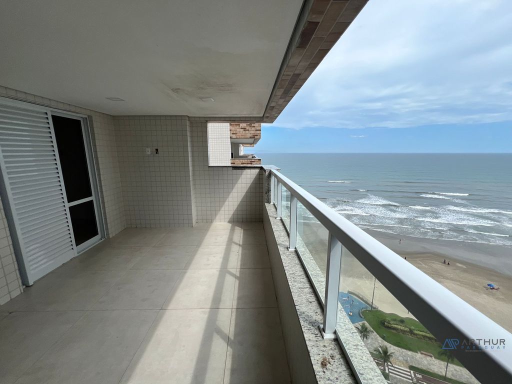 Apartamento 2 dormitórios frente mar à venda no Caiçara, Praia Grande – 90 m² - foto 1