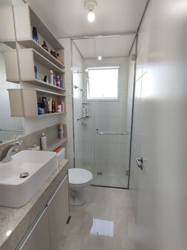 Banheiro Suíte - Condomínio Kairós - Santa Barbara d'Oeste