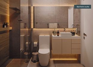 Banheiro - Varandas do Sol - Parque Universitário - Americana