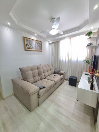 Sala - Condomínio Spazzio Amaretto - Americana