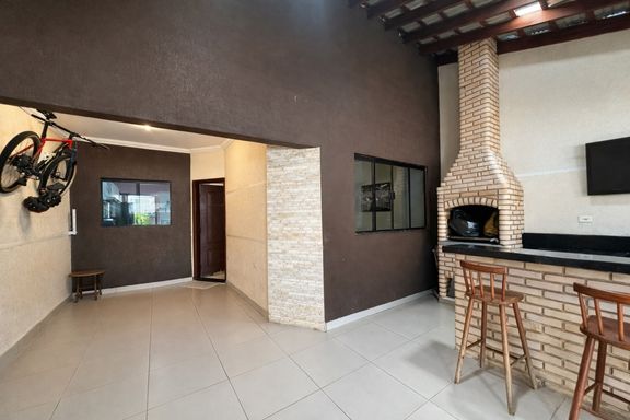 Garagem + Area Gourmet - Parque Nova Carioba - Americana