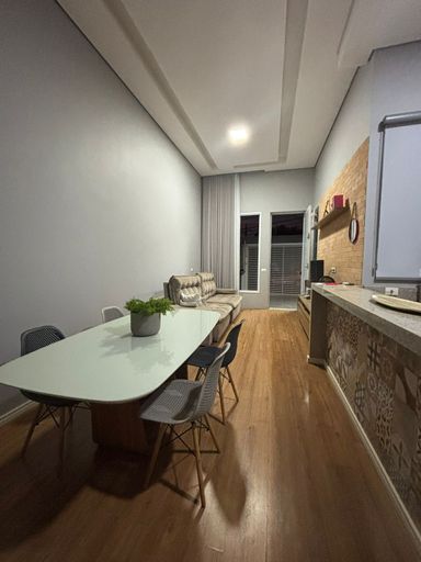 Sala  de Jantar - Parque Residencial Santa Ines - Santa Barbara d'Oeste