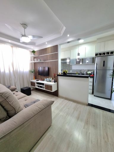 Sala - Condomínio Spazzio Amaretto - Americana