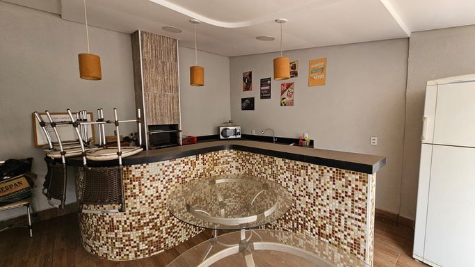Área Gourmet com Churasqueira - Parque Residencial Jaguari - Americana