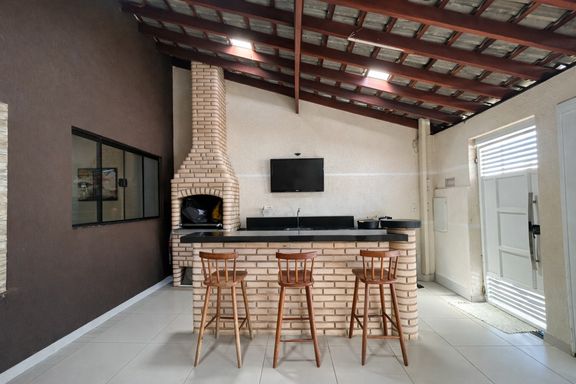 Garagem + Area Gourmet - Parque Nova Carioba - Americana